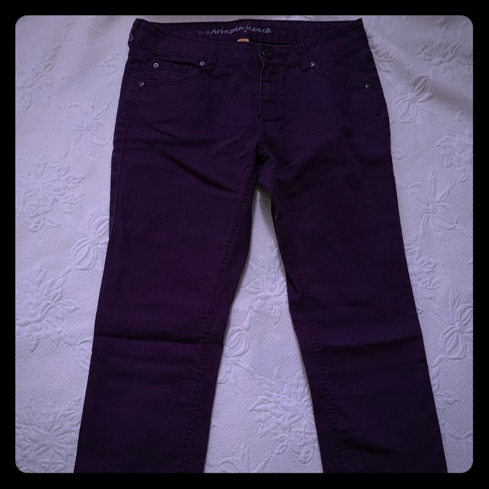 Purple jeans